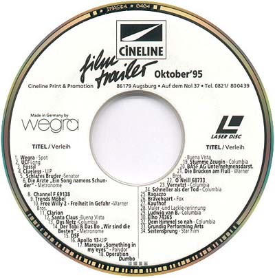 Bild der Laserdisc